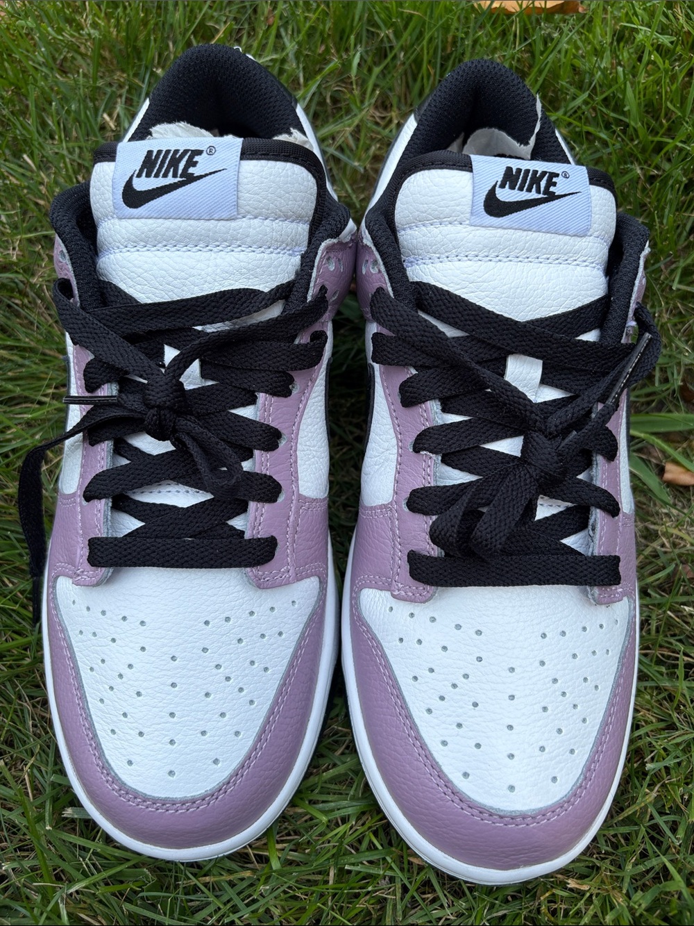 Nike Dunk Low By You Custom Purple Black White Men Size 7.5 Womens 9 new